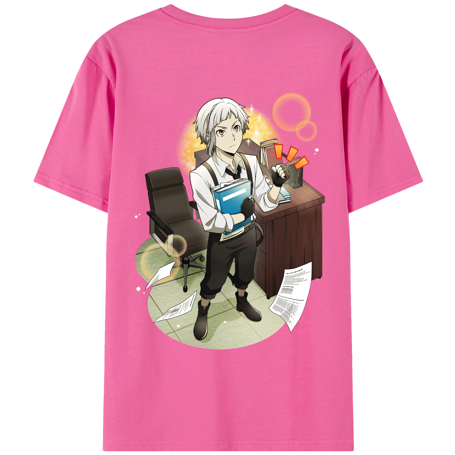 （画像用） 文豪ストレイドッグス Bungo Stray Dogs レディース半袖Tシャツ(バックプリント)